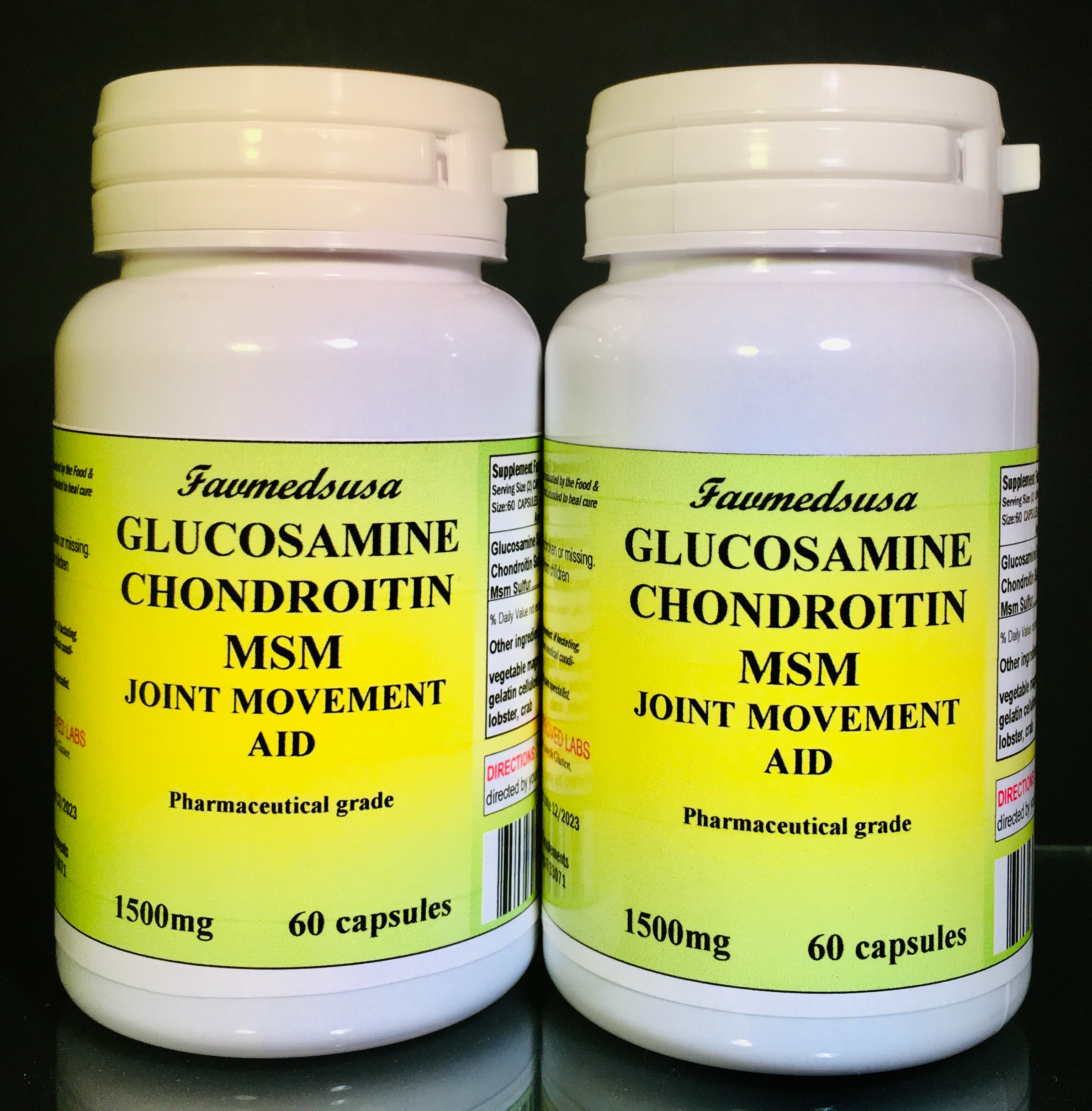 Glucosamine Chondroitin +MSM - 120 (2x60) capsules